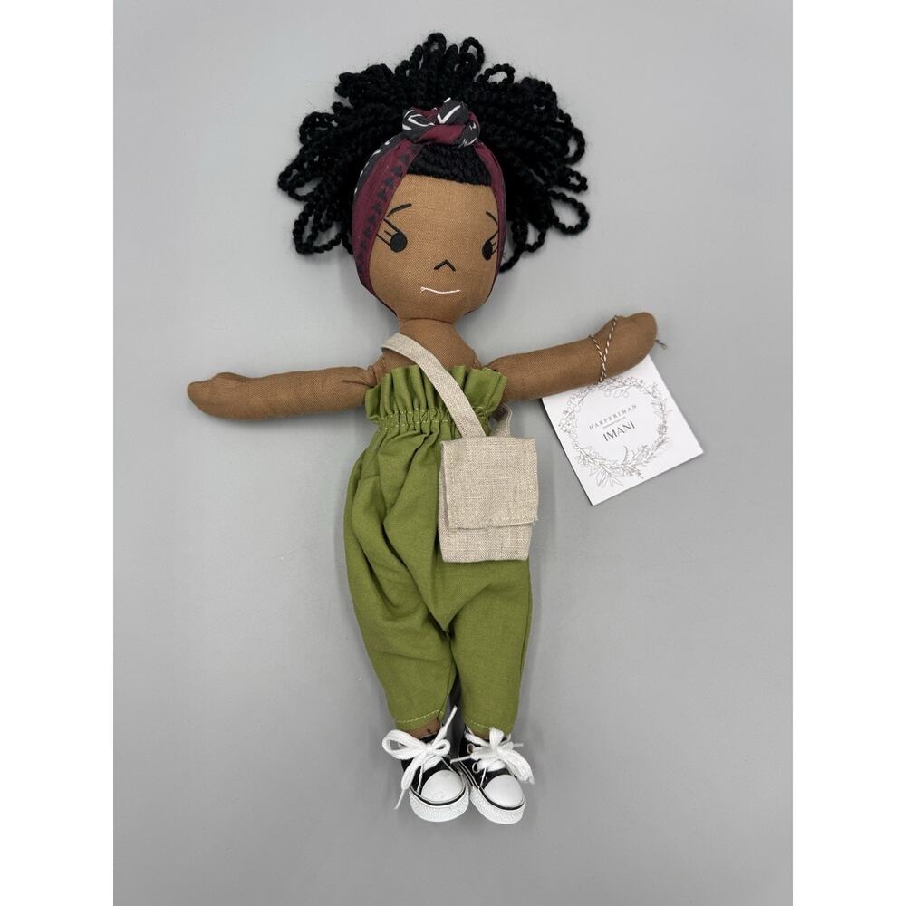 Harperiman Imani Cloth African American Doll 14”